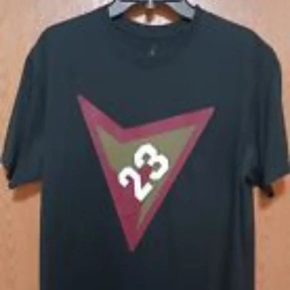 3 Jordan (T-Shirts)-(2 Black/1 Yellow)-(Pre-owned)-(Stains)-(Size-L)-$25.00 - Picture 5 of 9